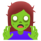 Woman Zombie emoji on Google